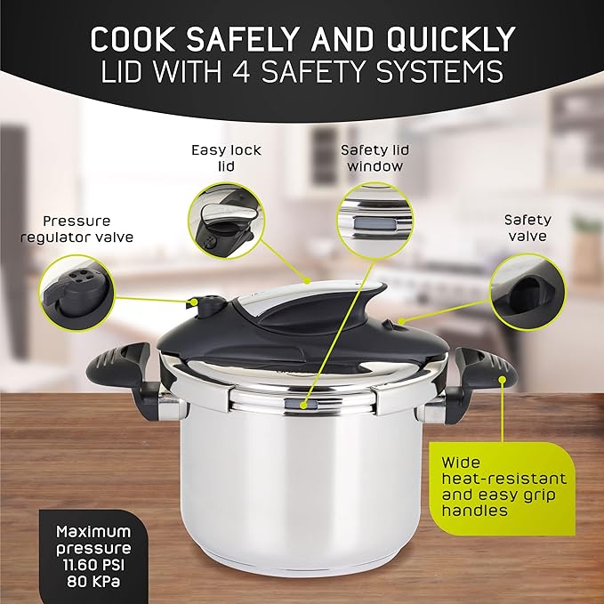 Induction Pressure Cooker Univesal Stainless Steel Pessue